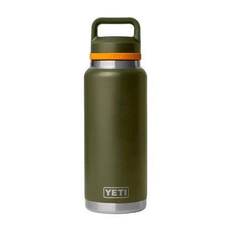 YETI Rambler 1 L Bottle With Colour-Matched Chug Cap Olive/King Crab Orange Drinkware Yeti 