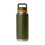 YETI Rambler 1 L Bottle With Colour-Matched Chug Cap Olive/King Crab Orange Drinkware Yeti 