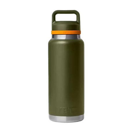 YETI Rambler 1 L Bottle With Colour-Matched Chug Cap Olive/King Crab Orange Drinkware Yeti 