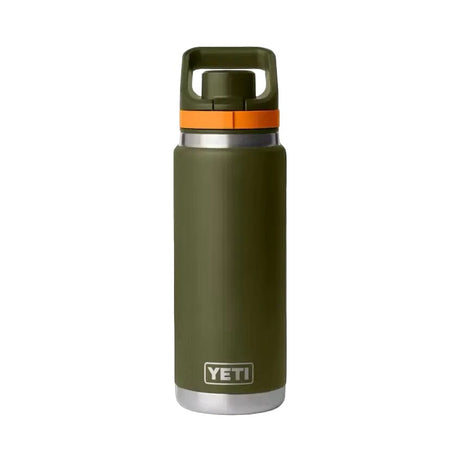 YETI Rambler 769 ML Water Bottle With Flip Chug Cap Olive/King Crab Orange Drinkware Yeti 
