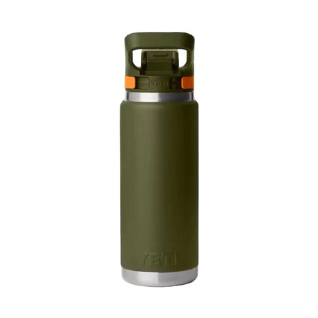 YETI Rambler 769 ML Water Bottle With Flip Chug Cap Olive/King Crab Orange Drinkware Yeti 