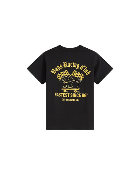 VANS Boys Cat Club T-Shirt Black Boy's T-Shirts Vans 