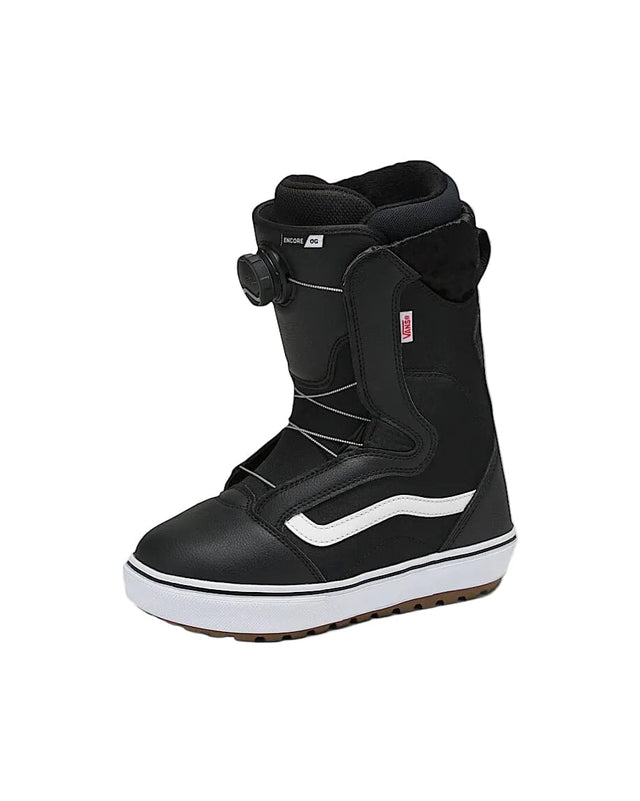 VANS Women's Encore OG Snowboard Boots Black/White 2027 Women's Snowboard Boots Vans 