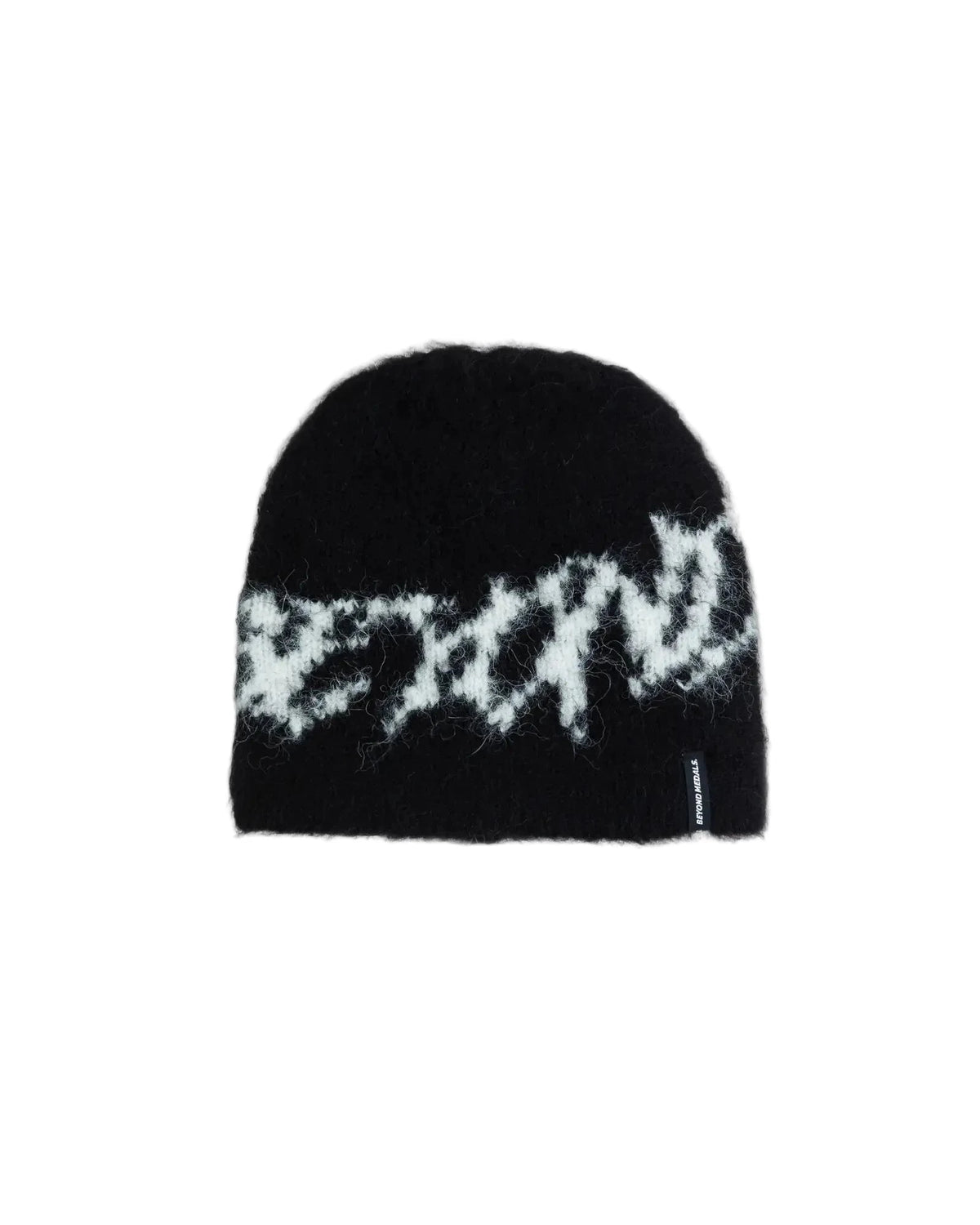 BEYOND MEDALS Fluffy Beanie Black Men's Beanies Beyond Medals 