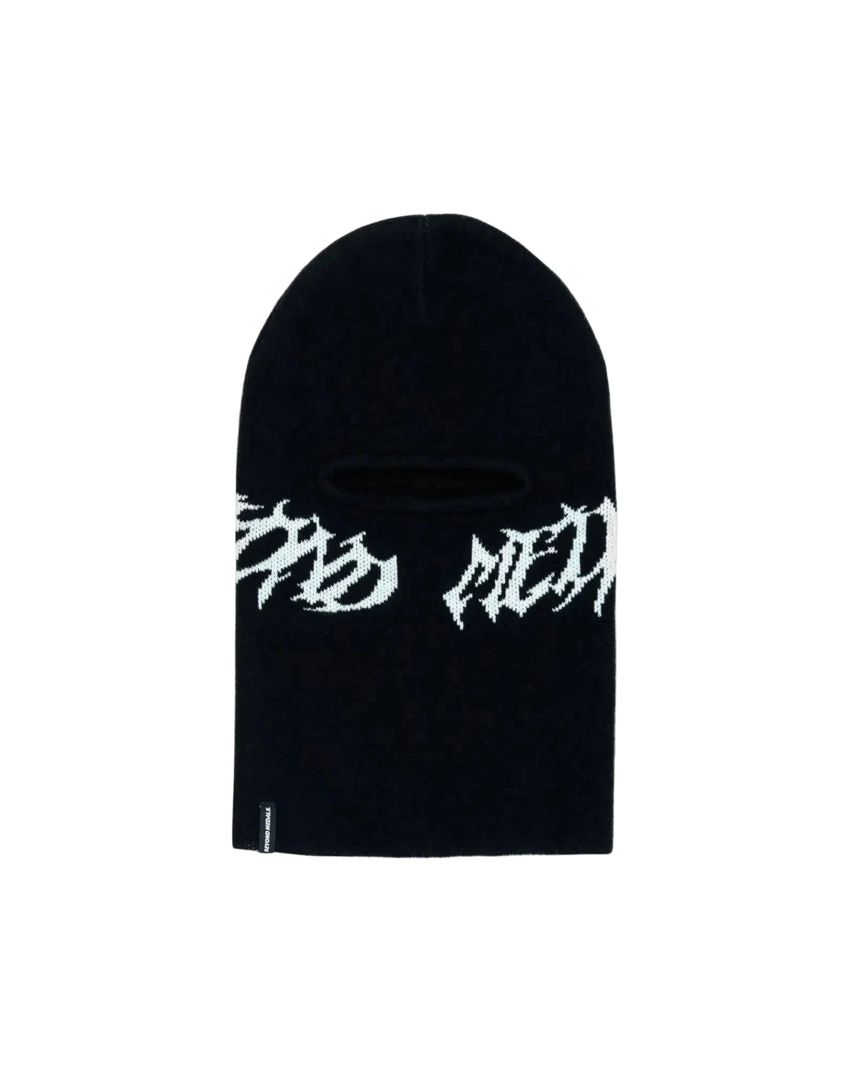 BEYOND MEDALS Jacquard Knit Balaclava Black Winter Face Masks Beyond Medals 