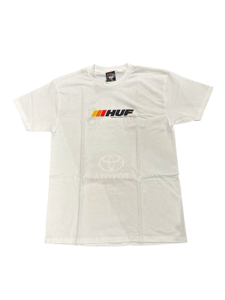 HUF Huf X TRD Stickered T-Shirt T-Shirt White Men's Short Sleeve T-Shirts Huf 