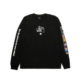 HUF X KODAK Inner Vision Long Sleeve T-Shirt Black Men's Long Sleeve T-Shirts Huf 