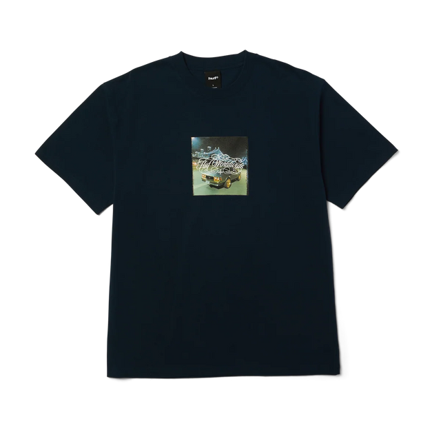 HUF International Luxury T-Shirt Navy Men's Short Sleeve T-Shirts Huf 