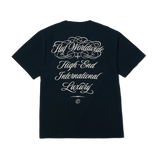 HUF International Luxury T-Shirt Navy Men's Short Sleeve T-Shirts Huf 