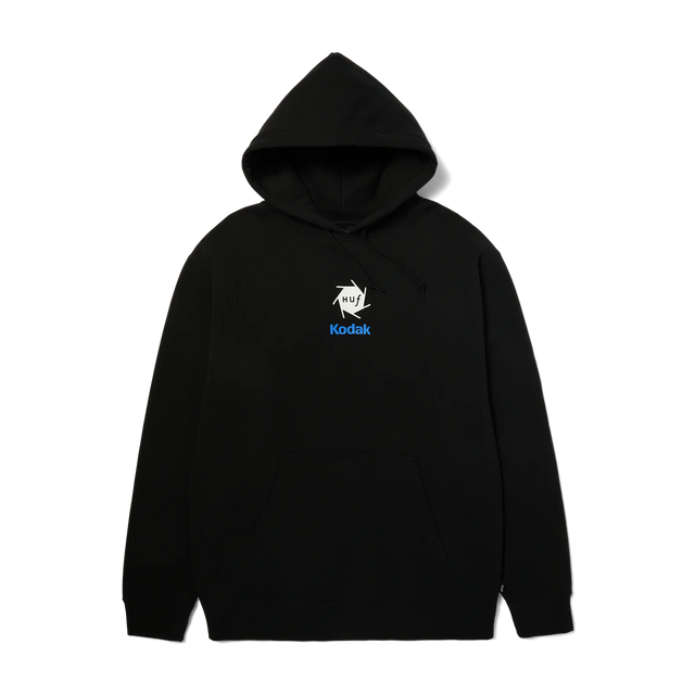 HUF X KODAK Invention Hoodie Black Men's Pullover Hoodies Huf 