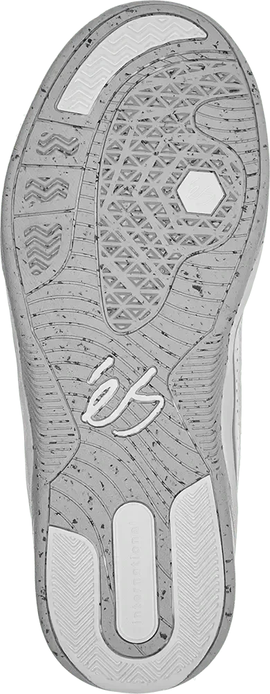 ES Imprint Shoes White/Gray Men's Skate Shoes Es 