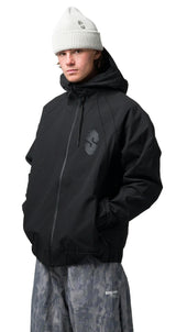 SOUVENIR Insulated Track Snow Jacket Black 2027 Men's Snow Jackets Souvenir 