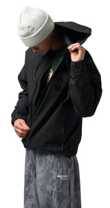 SOUVENIR Insulated Track Snow Jacket Black 2027 Men's Snow Jackets Souvenir 