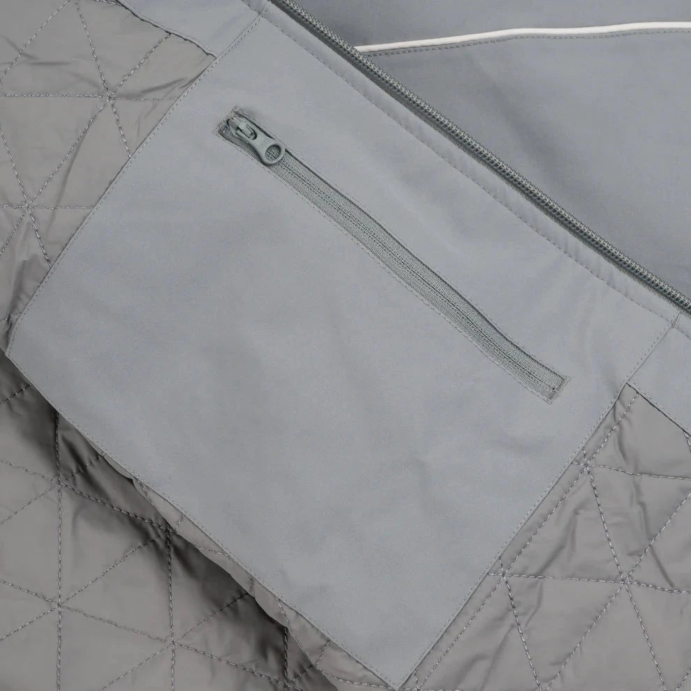 SOUVENIR Insultaed Track Snow Jacket Cool Grey 2026 Men's Snow Jackets Souvenir 