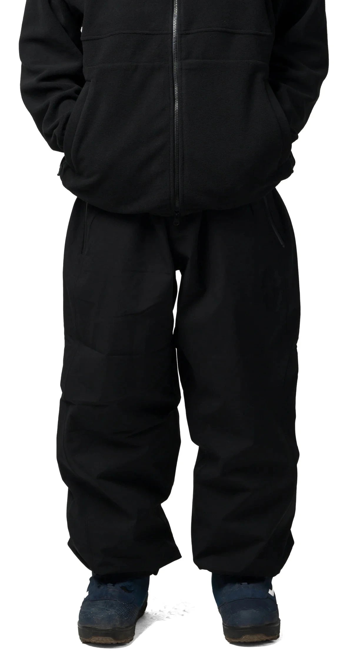SOUVENIR Insulated Track Snow Pants Black 2027 Men's Snow Pants Souvenir 