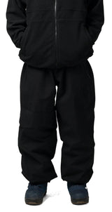 SOUVENIR Insulated Track Snow Pants Black 2027 Men's Snow Pants Souvenir 