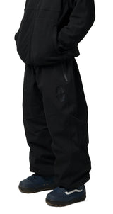 SOUVENIR Insulated Track Snow Pants Black 2027 Men's Snow Pants Souvenir 