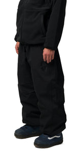 SOUVENIR Insulated Track Snow Pants Black 2027 Men's Snow Pants Souvenir 