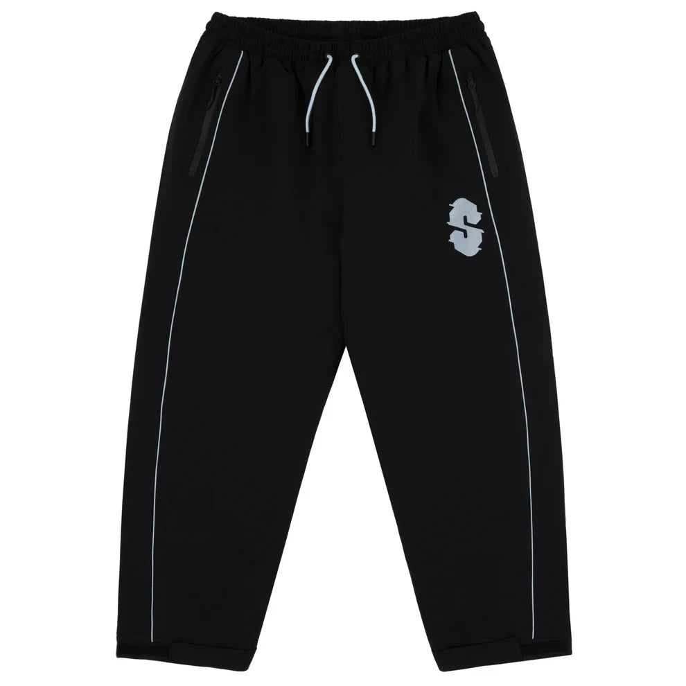 SOUVENIR Insulated Track Snow Pants Black 2026 Men's Snow Pants Souvenir 