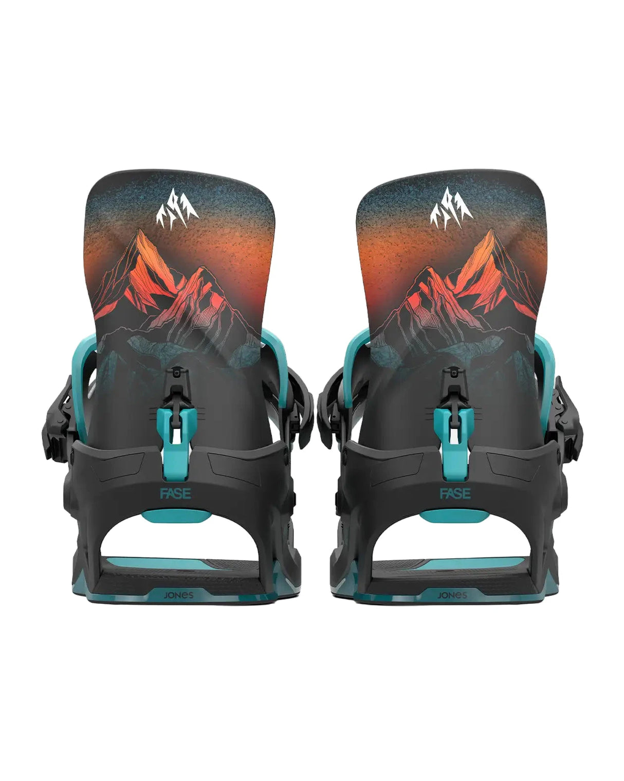 JONES Mercury FASE Snowboard Bindings Blue Art 2026 Men's Snowboard Bindings Jones Snowboards 