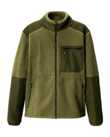 JONES Base Camp Fleece Jacket Moss Green Men's Street Jackets Jones Snowboards 