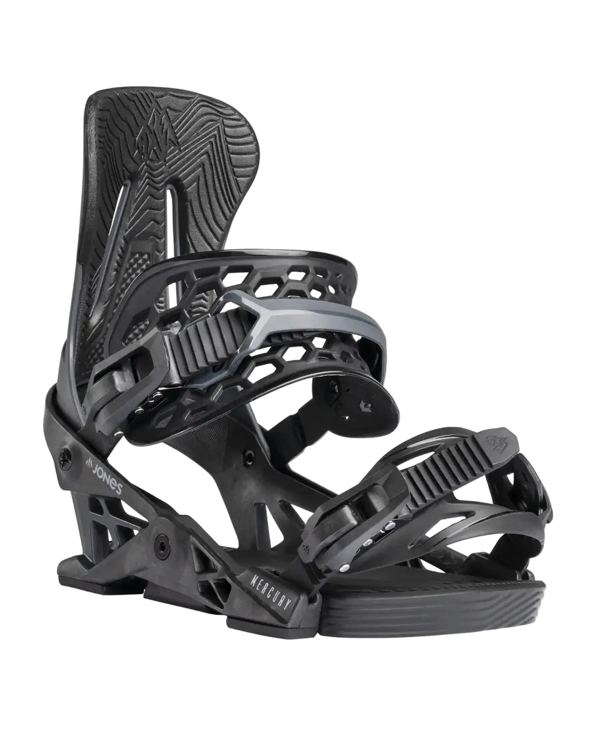 JONES Mercury Snowboard Bindings Storm Grey 2027 Men's Snowboard Bindings Jones Snowboards 