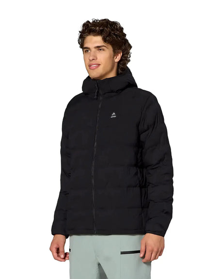 JONES Dark Start Stretch Hooded Jacket Black Men's Insulators Jones Snowboards 