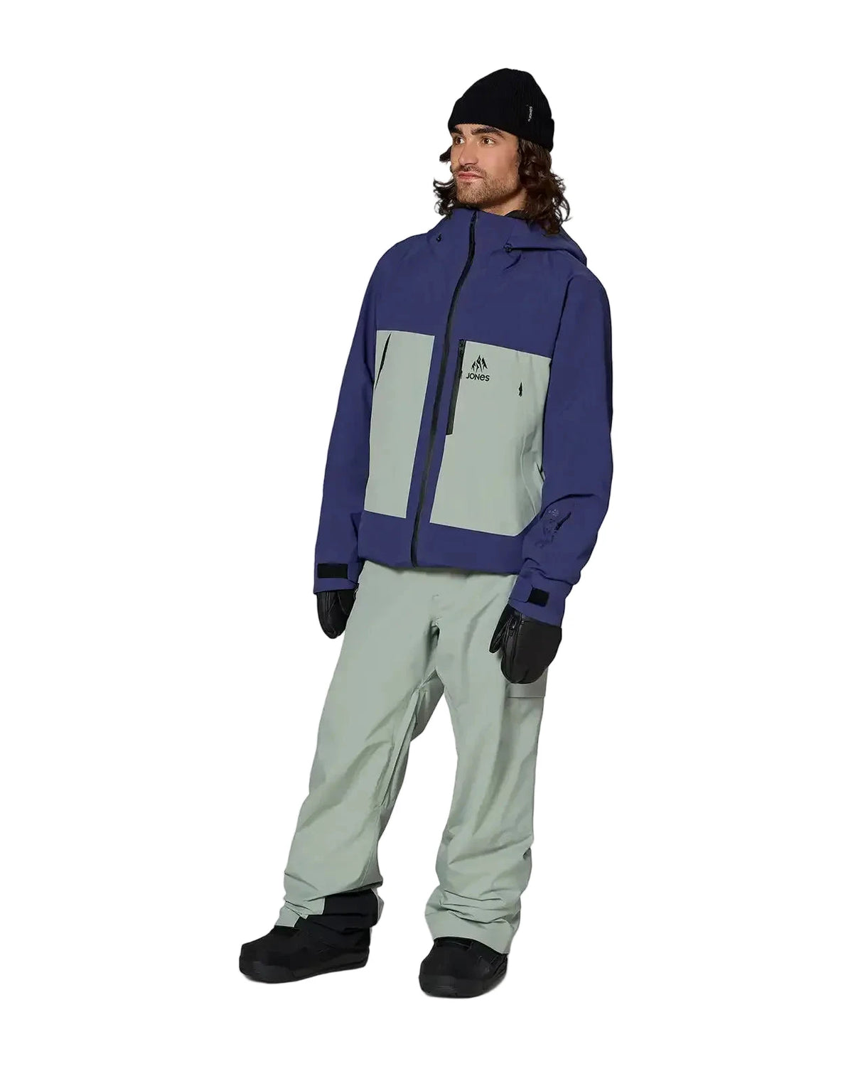 JONES MTN Surf Snow Jacket Eclipse Blue 2027 Men's Snow Jackets Jones Snowboards 