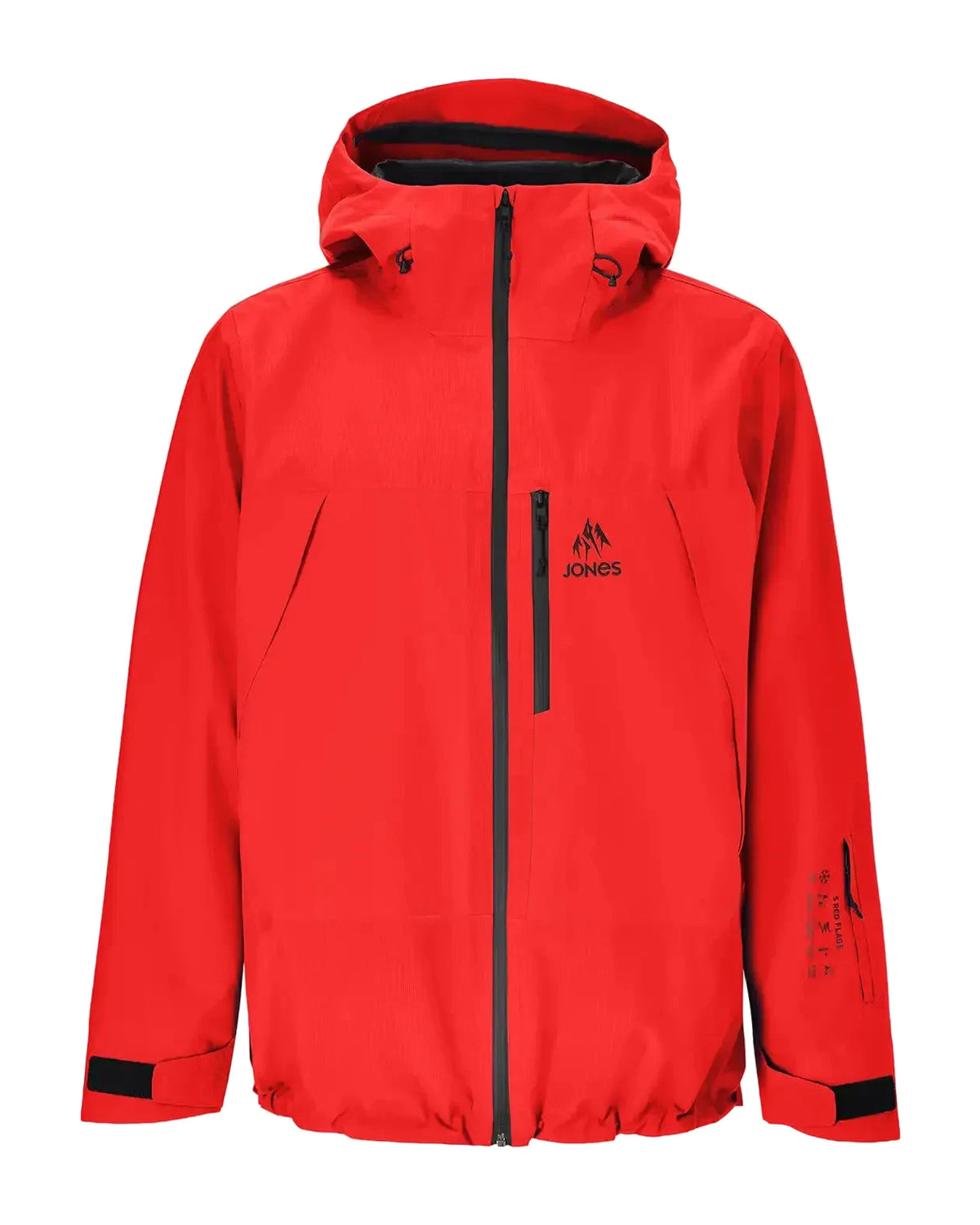 JONES MTN Surf Snow Jacket Lava Red 2027 Men's Snow Jackets Jones Snowboards 