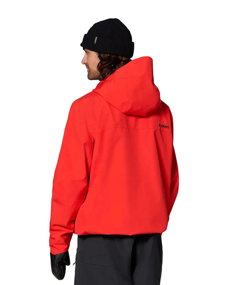 JONES MTN Surf Snow Jacket Lava Red 2027 Men's Snow Jackets Jones Snowboards 
