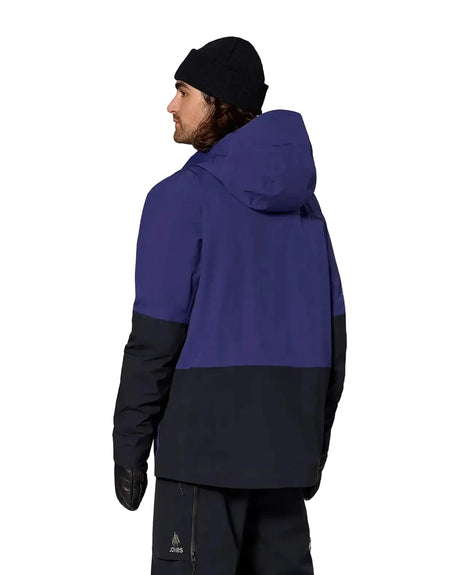 JONES Further 3L Stretch Snow Jacket Eclipse Blue 2027 Men's Snow Jackets Jones Snowboards 