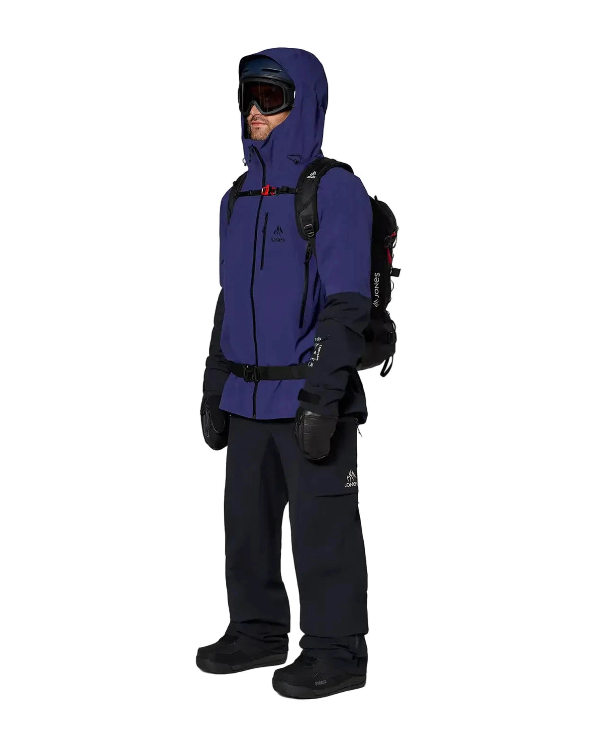 JONES Further 3L Stretch Snow Jacket Eclipse Blue 2027 Men's Snow Jackets Jones Snowboards 