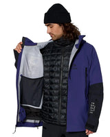 JONES Further 3L Stretch Snow Jacket Eclipse Blue 2027 Men's Snow Jackets Jones Snowboards 
