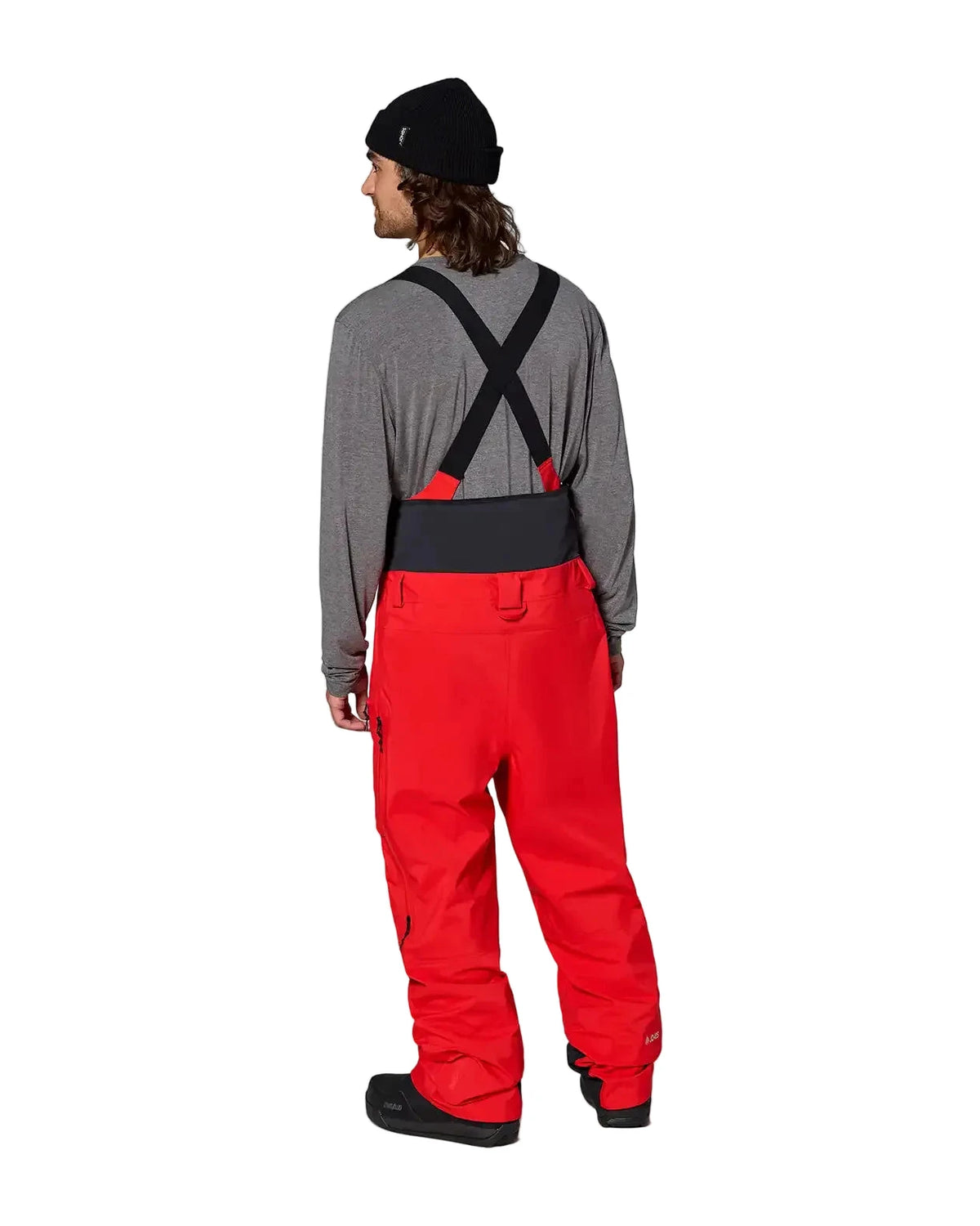 JONES Higher GORE-TEX 3L Bib Snow Pants Lava Red 2027 Men's Snow Bib Pants Jones Snowboards 