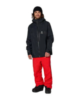 JONES Higher GORE-TEX 3L Bib Snow Pants Lava Red 2027 Men's Snow Bib Pants Jones Snowboards 