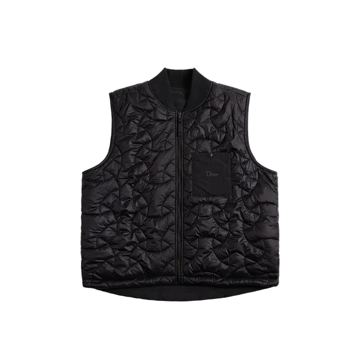 DIME Reversible Vest Black Men's Vests Dime MTL 