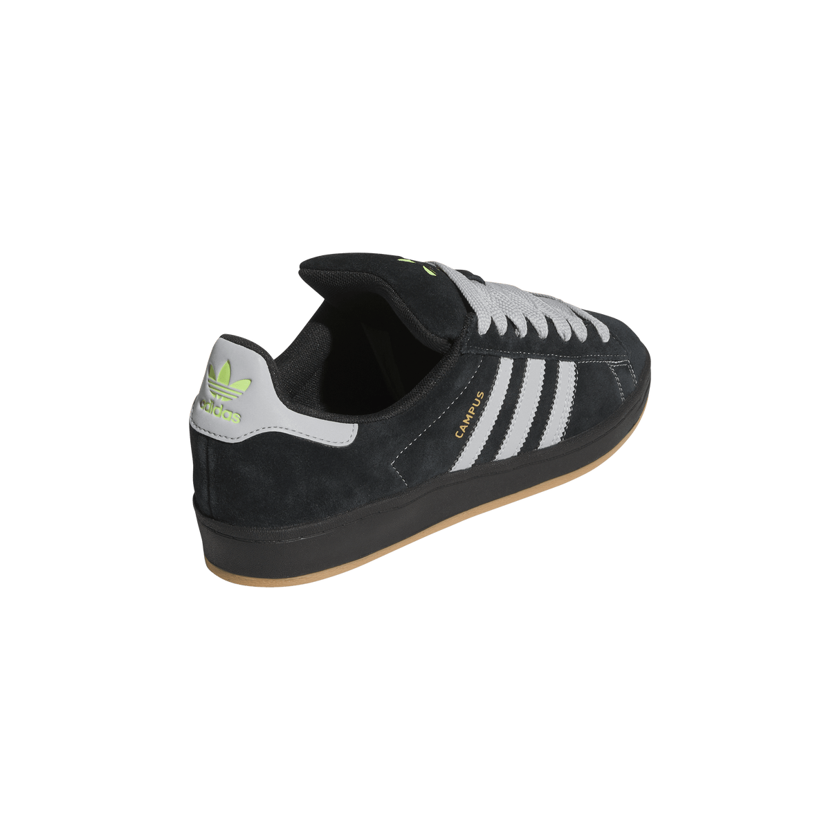 ADIDAS Campus 90s ADV Shoes Core Black/Grey Two/Gold Metallic Men's Skate Shoes Adidas 