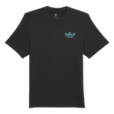 ADIDAS Shmoofoil Gonz Speedy T-Shirt Black/Preloved Teal Men's Short Sleeve T-Shirts Adidas 