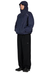 DIME Crinkled Tech Windbreaker Jacket Dark Navy Men's Street Jackets Dime MTL 