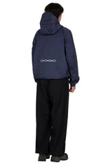 DIME Crinkled Tech Windbreaker Jacket Dark Navy Men's Street Jackets Dime MTL 