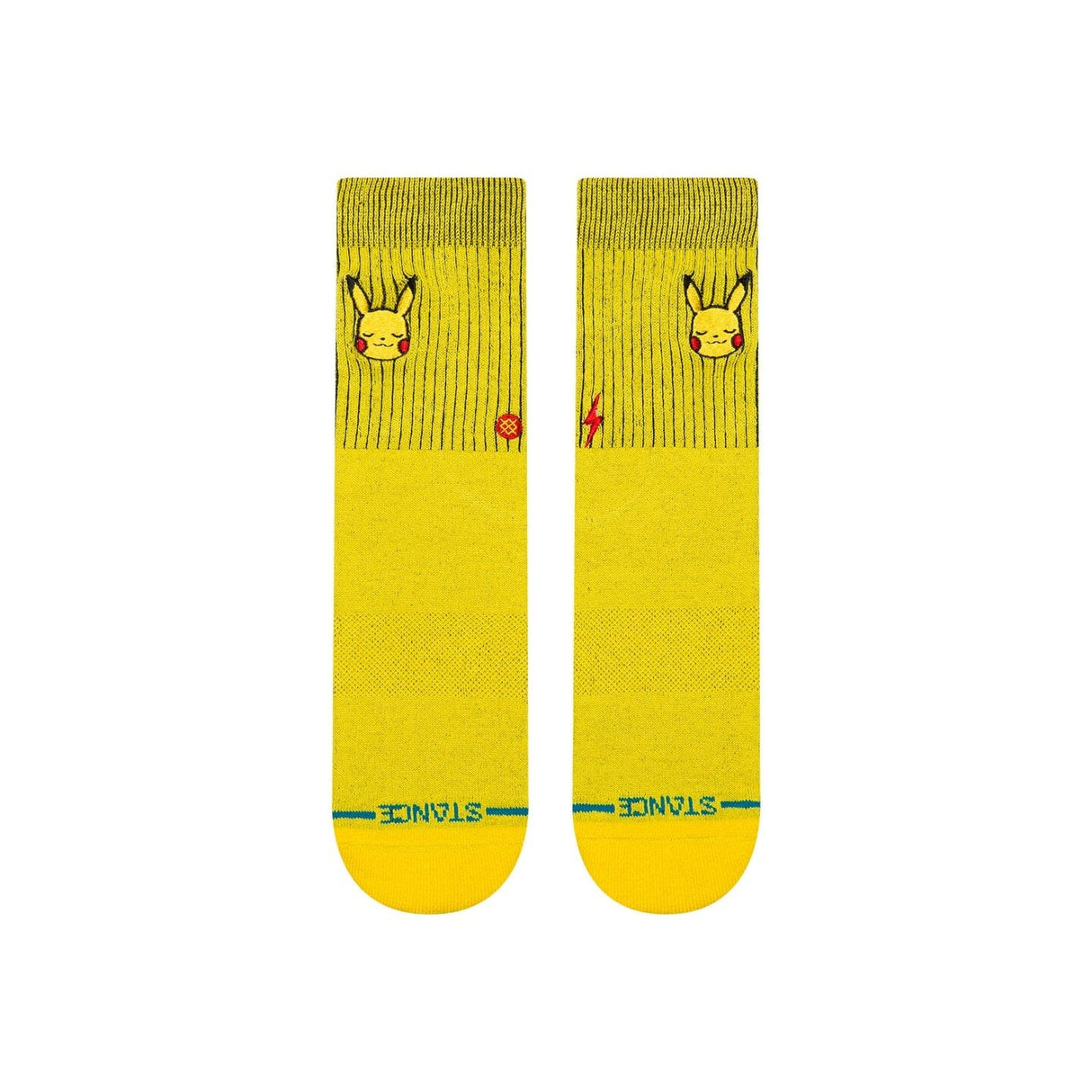 STANCE Kids Pokemon x Stance Pikachu Crew Socks Yellow Youth Socks Stance 
