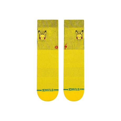 STANCE Kids Pokemon x Stance Pikachu Crew Socks Yellow Youth Socks Stance 