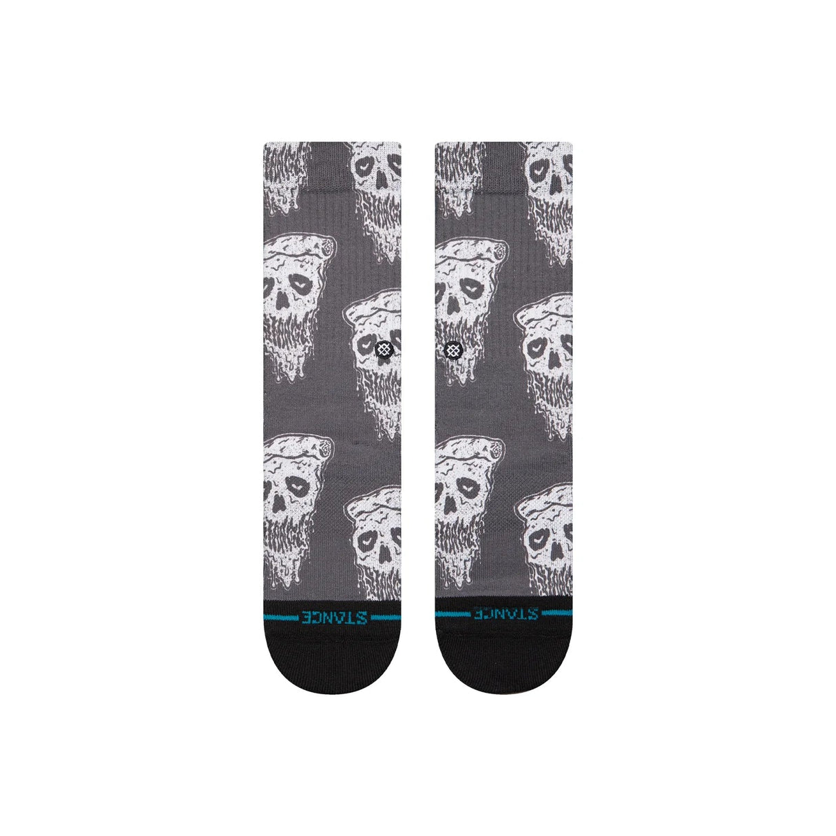 STANCE Kids Pizza Face Crew Socks Black Youth Socks Stance 