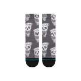 STANCE Kids Pizza Face Crew Socks Black Youth Socks Stance 