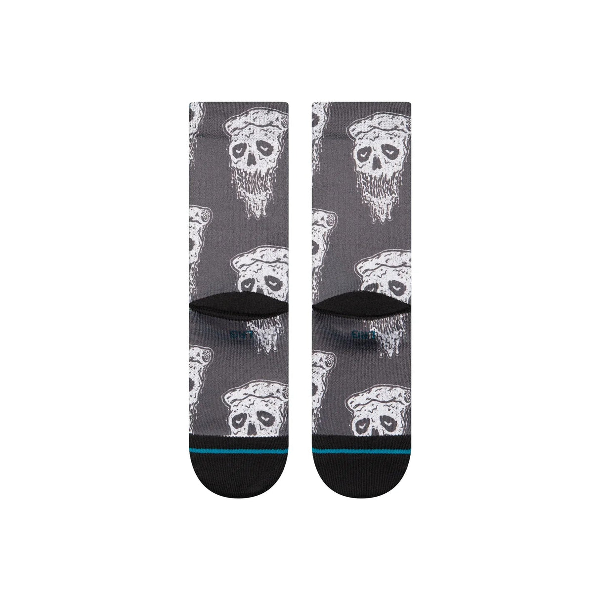 STANCE Kids Pizza Face Crew Socks Black Youth Socks Stance 