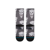STANCE Kids Pizza Face Crew Socks Black Youth Socks Stance 