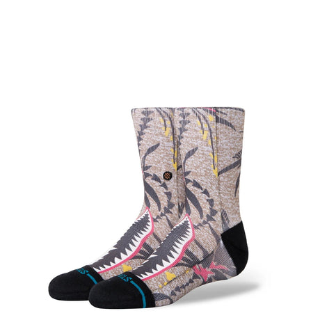 STANCE Kids Twisted Warbird Crew Socks Black Youth Socks Stance 