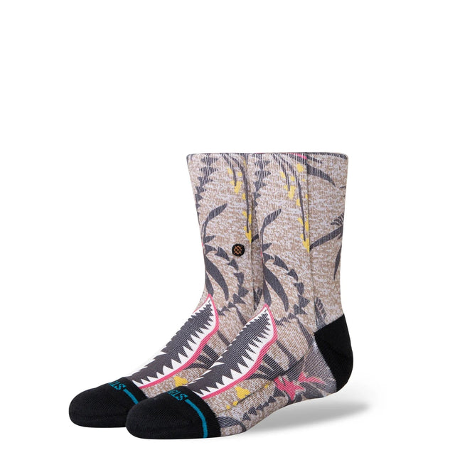 STANCE Kids Twisted Warbird Crew Socks Black Youth Socks Stance 