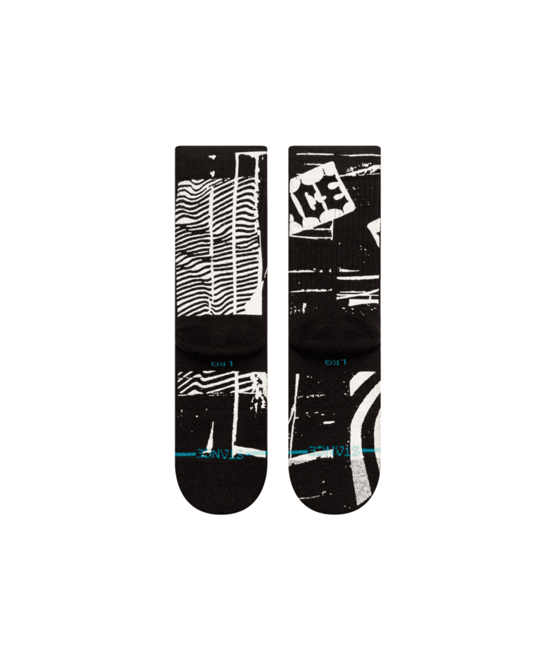 STANCE Kids Xray Vision Crew Socks Black Youth Socks Stance 
