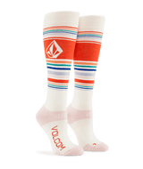VOLCOM Women's Tundra Tech Snow Socks White Women's Snowboard Socks Volcom 